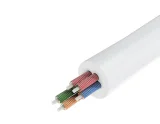 3,5 mm-es mini jack AUX + sztereó mikrofonos fejhallgató-elosztó, 20 cm, ezüst 8