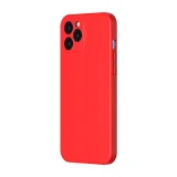 Rugalmas gél tok iPhone 12 Pro Max Liquid Silica Gel tokhoz, piros 2