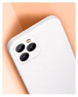 Rugalmas gél tok iPhone 12 Pro Max Liquid Silica Gel tokhoz, piros 9