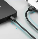 USB–mini USB kábel, 480 Mbps, 3 m, fekete 8