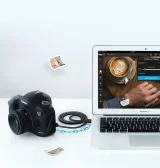 USB–mini USB kábel, 480 Mbps, 3 m, fekete 9