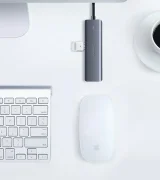 USB-C hub – 4x USB 3.2 USB-C tápellátási porttal, szürke 9