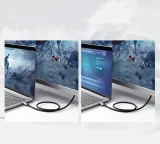 HDMI–USB-C adapterkábel, 4K 60 Hz, 1,5 m, fekete és szürke 6