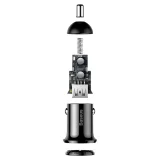 Grain PRO 2x USB 4,8 A autós töltő, fekete 8