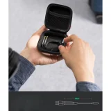 3,5 mm-es AUX kábelelosztó (női csatlakozó – férfi fejhallgató- és mikrofoncsatlakozó), 20 cm, fekete 7
