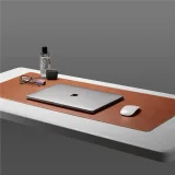 Csúszásgátló gamer laptop egérpad asztalra, 90x40 cm, barna 10
