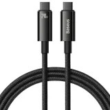 Fonott USB-C kábel 480 Mb/s 240 W Tungsten Gold 3 m Fekete