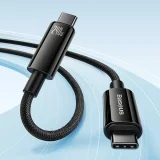 Fonott USB-C kábel 480 Mb/s 240 W Tungsten Gold 3 m Fekete 4