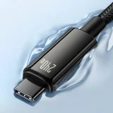 Fonott USB-C kábel 480 Mb/s 240 W Tungsten Gold 3 m Fekete 6