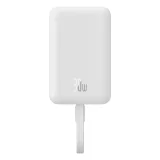 Mini MagSafe Power Bank 10000mAh 30W 0,3 m-es USB-C kábellel, fehér 2