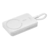 Mini MagSafe Power Bank 10000mAh 30W 0,3 m-es USB-C kábellel, fehér 4