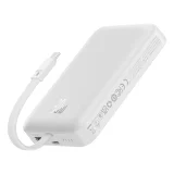 Mini MagSafe Power Bank 10000mAh 30W 0,3 m-es USB-C kábellel, fehér 8