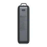 20000 mAh-s M4 PD 67 W-os power bank beépített USB-C kábellel, fekete 4