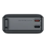 20000 mAh-s M4 PD 67 W-os power bank beépített USB-C kábellel, fekete 6