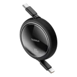 Free2Draw Mini 1 m-es fekete 100 W-os USB-C behúzható kábel 2