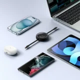 Free2Draw Mini 1 m-es fekete 100 W-os USB-C behúzható kábel 8