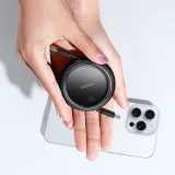 Free2Draw Mini 1 m-es fekete 100 W-os USB-C behúzható kábel 9