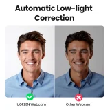 Full HD webkamera mikrofonokkal videofelvételekhez, USB-A - szürke 4