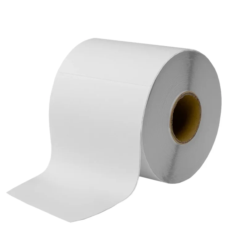 Címcímkék csomagokhoz hőnyomtatókhoz, 100x150 mm, 500 darabos tekercs, fehér