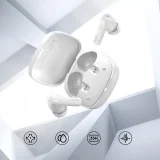 Bowie E19 TWS vezeték nélküli fülhallgató USB-C csatlakozóval – fehér 10