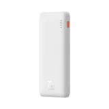 Airpow 20 W 10 000 mAh-s power bank 30 cm-es USB-A–USB-C kábellel – fehér 4