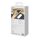 Airpow 20 W 10 000 mAh-s power bank 30 cm-es USB-A–USB-C kábellel – fehér 9