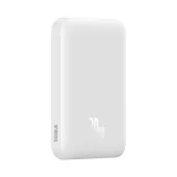6000 mAh-s mágneses Mini Air 20 W-os power bank USB-C kábellel – Fehér 5