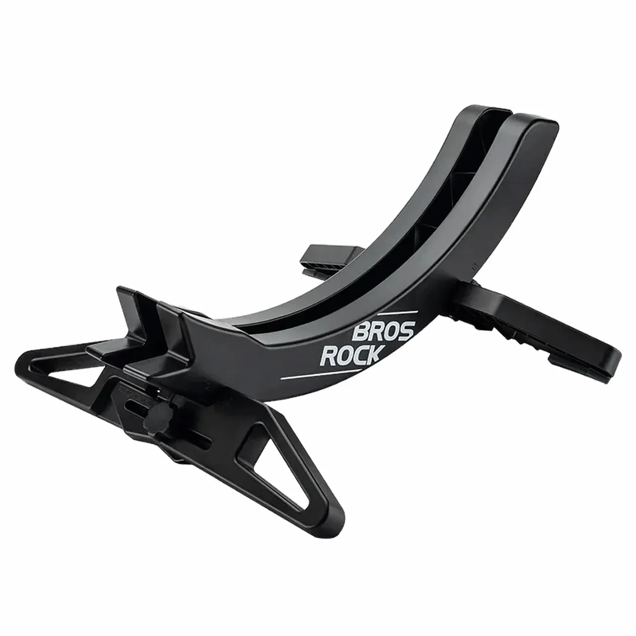 Szélességében állítható (3–8 cm) kerékpárkerék-tartó – fekete Szélességében állítható (3–8 cm) kerékpárkerék-tartó – fekete