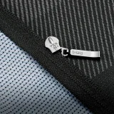 Langärmliges Radtrikot für Frühling/Sommer, Größe M – schwarz 8