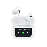 U19 fülbe helyezhető TWS vezeték nélküli Bluetooth 5.3 fülhallgató LED-kijelzővel – Fehér