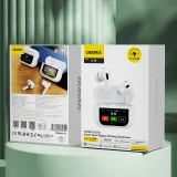 U19 fülbe helyezhető TWS vezeték nélküli Bluetooth 5.3 fülhallgató LED-kijelzővel – Fehér 11