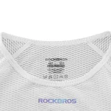 Koszulka kamizelka rowerowa tkanina 3D damska szybkoschnąca XL / XXL - biała 9