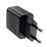 A78 GaN USB-A USB-C PD 20 W-os fali töltő – fekete 4