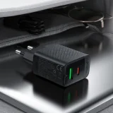 A78 GaN USB-A USB-C PD 20 W-os fali töltő – fekete 7