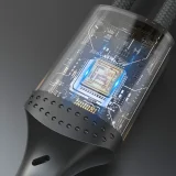 L3ST fonott USB-A–USB-C kábel, 5 A, 1,2 m, fekete 6