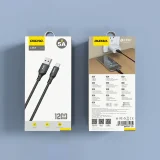 L3ST fonott USB-A–USB-C kábel, 5 A, 1,2 m, fekete 7