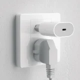 Kis A14EUC PD 20 W USB-C fali töltő + USB-C kábel – Fehér 5