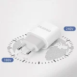 Kis A14EUC PD 20 W USB-C fali töltő + USB-C kábel – Fehér 8