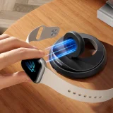 Összecsukható vezeték nélküli töltő Apple Watch-hoz – fekete 10