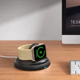 Összecsukható vezeték nélküli töltő Apple Watch-hoz – fekete 11