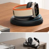 Összecsukható vezeték nélküli töltő Apple Watch-hoz – fekete 8