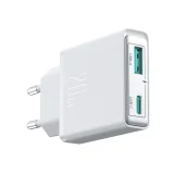 Kicsi és ultravékony 20 W-os USB-A–USB-C fali töltő – fehér 4