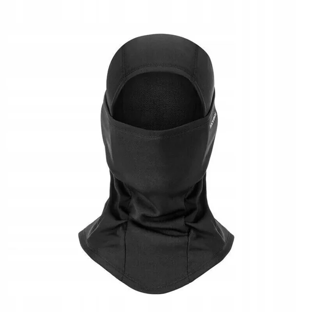 Szigetelt, lélegző sport balaclava - fekete