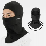 Szigetelt, lélegző sport balaclava - fekete 3