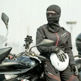 Szigetelt, lélegző sport balaclava - fekete 8