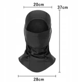 Szigetelt, lélegző sport balaclava - fekete 9