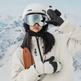 Skijačke rukavice Panda za djecu i odrasle, veličina S - crna/bijela 3