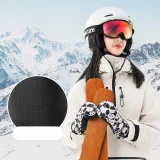 Panda Heat gyermek ujjatlan síkesztyű, S méret - fekete/fehér 10
