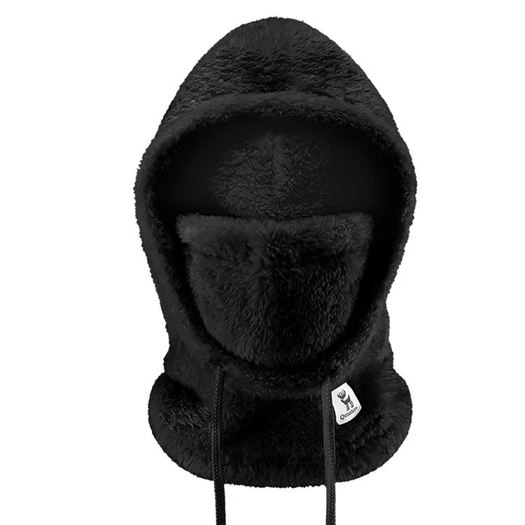 Topla zimska skijaška balaklava Arctic Velvet s krznom, veličina L - crna Topla zimska skijaška balaklava Arctic Velvet s krznom, veličina L - crna