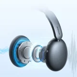 J-Head sorozat JR-JH1 vezeték nélküli fejhallgató ANC Bluetooth-szal – fekete 8